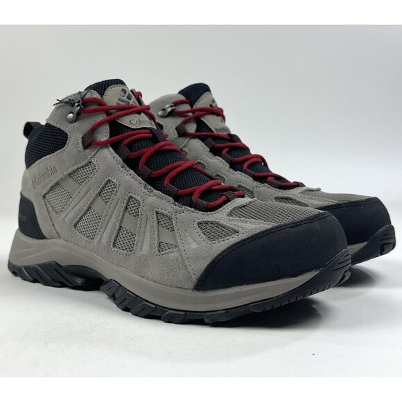 Columbia Redmond III Mid Mens 11.5 Wide Gray Waterproof Boots Hiking BI0168-006 - Picture 2 of 10